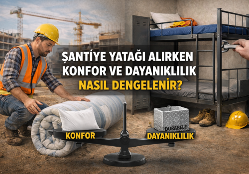Şantiye Yatağı Alırken Konfor ve Dayanıklılık Nasıl Dengelenir?