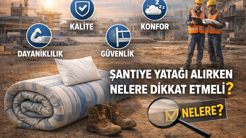 Şantiye Yatağı Alırken Nelere Dikkat Edilmeli?